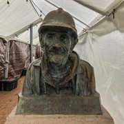 Bust of the 'Homeless Mayor'