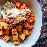 Chili-Spiced Crispy Fried Tofu Bowl