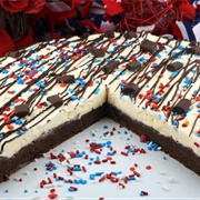 Patriotic Ice Cream Cookie Pizza