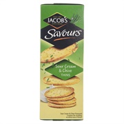 Sour Cream & Chive Wheat Cracker