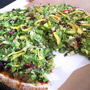 Salad Pizza | Abbot's Pizza Company, Venice, California