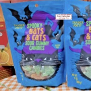 Trader Joe's Spooky Bats & Cats Sour Gummy Candies