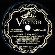 Isn't It Romantic - 	Maurice Chevalier & Jeanette MacDonald