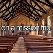 Go on a Mission Trip