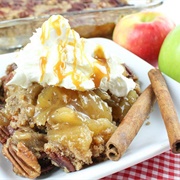 Caramel Apple Pecan Dump Cake