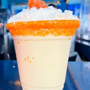 The Drop off Poolside Bar Orange Vanilla Spiked Milkshake