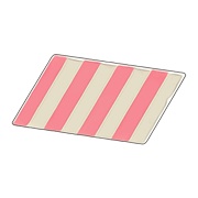 Peach Stripes Rug