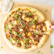 Avocado Jackfruit Pizza