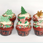 Carousel Cakes Red Velvet Holiday Cupcakes