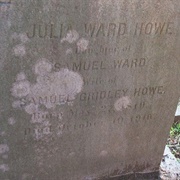 Julia Ward Howe's Grave