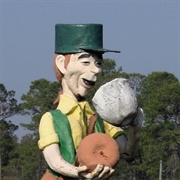 Johnny Donutseed Statue (Permanently Closed)