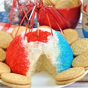 Red White & Blue Golden Oreo Cheese Ball