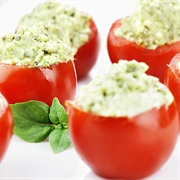 Avocado Stuffed Tomatoes