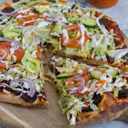 Kebab Pizza