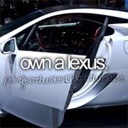 Own a Lexus