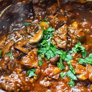 Slow Cooker Beef Stew With Caramalised Onions