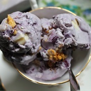 Blueberry White Chocolate Gelato