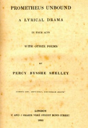 Prometheus Unbound and Other Poems (Percy Bysshe Shelley)