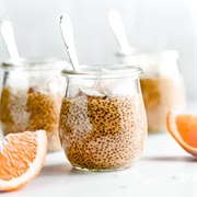 Orange Juice Chia Pudding