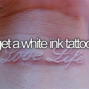 Get a White Ink Time