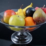 Bowl of Fake Fruit