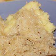 Mashed Potatoes With Sauerkraut