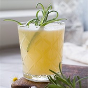 Apricot Rosemary Gin Fizz