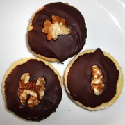 Vegan Moroccan Chocolate Walnut Cookies