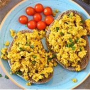 Eggs on Toast Vegan