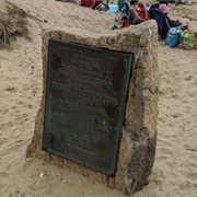 First Encounter Beach Plaque