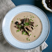 Inky Cap Mushroom Soup
