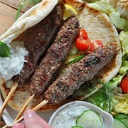 Vegan Kofta With Tzatziki