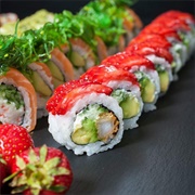 Strawberry Sushi