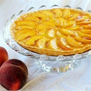 Peach Custard Tart
