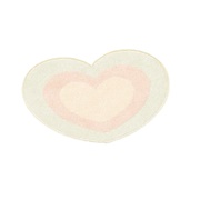 White Heart Rug