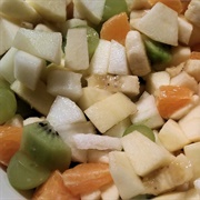 Apple Kiwi Grape & Banana Salad