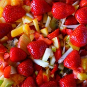 Strawberry Apple and Nectarine Salad