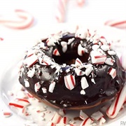 Chocolate Peppermint Baked Donut