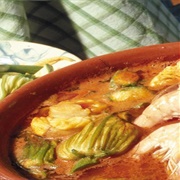 Zuppa Di Pesce Con Fiori Di Zucca