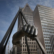 Giant Boxing Arm of Joe Louis