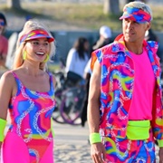 Margot and Ryan as Hot Skatin' Barbie