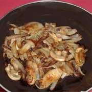 Mushrooms Onions