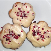 Vegan Lemon Rum & White Chocolate Cookies