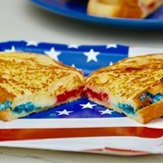 Red White Blue Grilled Cheese