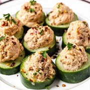 Stuffed Cucumber Bites