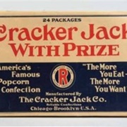 Prize  Placed in Every Box of Cracker Jack 1912