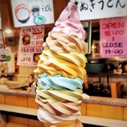 Rainbow Soft Serve