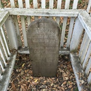 Grave of Bert Barrett's Left Arm