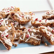 White Chocolate and Peppermint Cookie Brittle