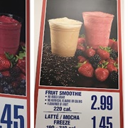 Costco Latte Freeze